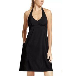 Athleta Pack Everywhere Halter Dress Black